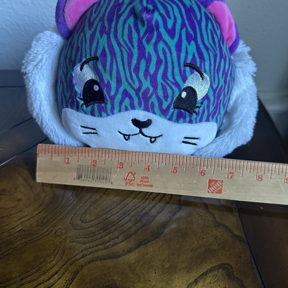 Ty Beanie Boo Legs the Purple Octopus and Pikmi Pops Jungle the Tiger Plush - Picture 14 of 15